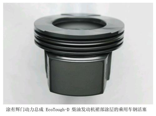 辉门动力总成通过新型活塞裙部涂层提升活塞耐用性 