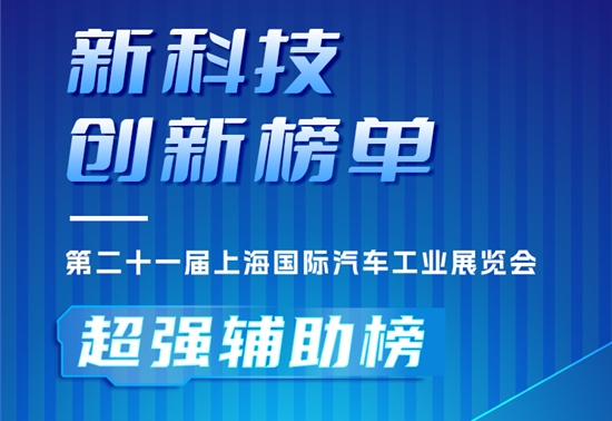 2025上海车展 | 新科技创新榜单·超强辅助榜