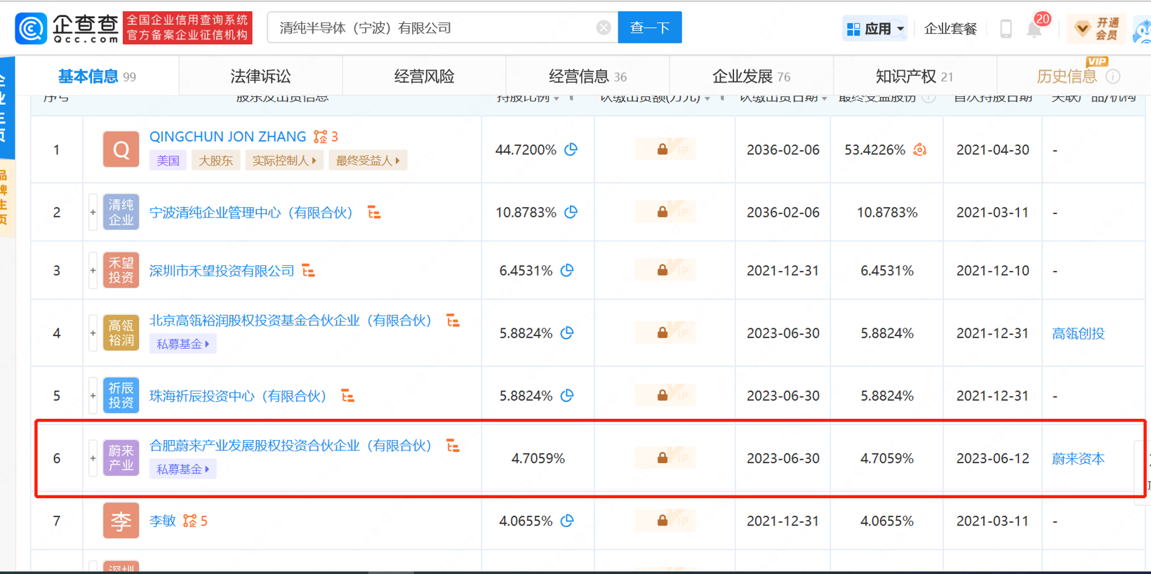 清纯半导体注册资本增至约774.82万人民币