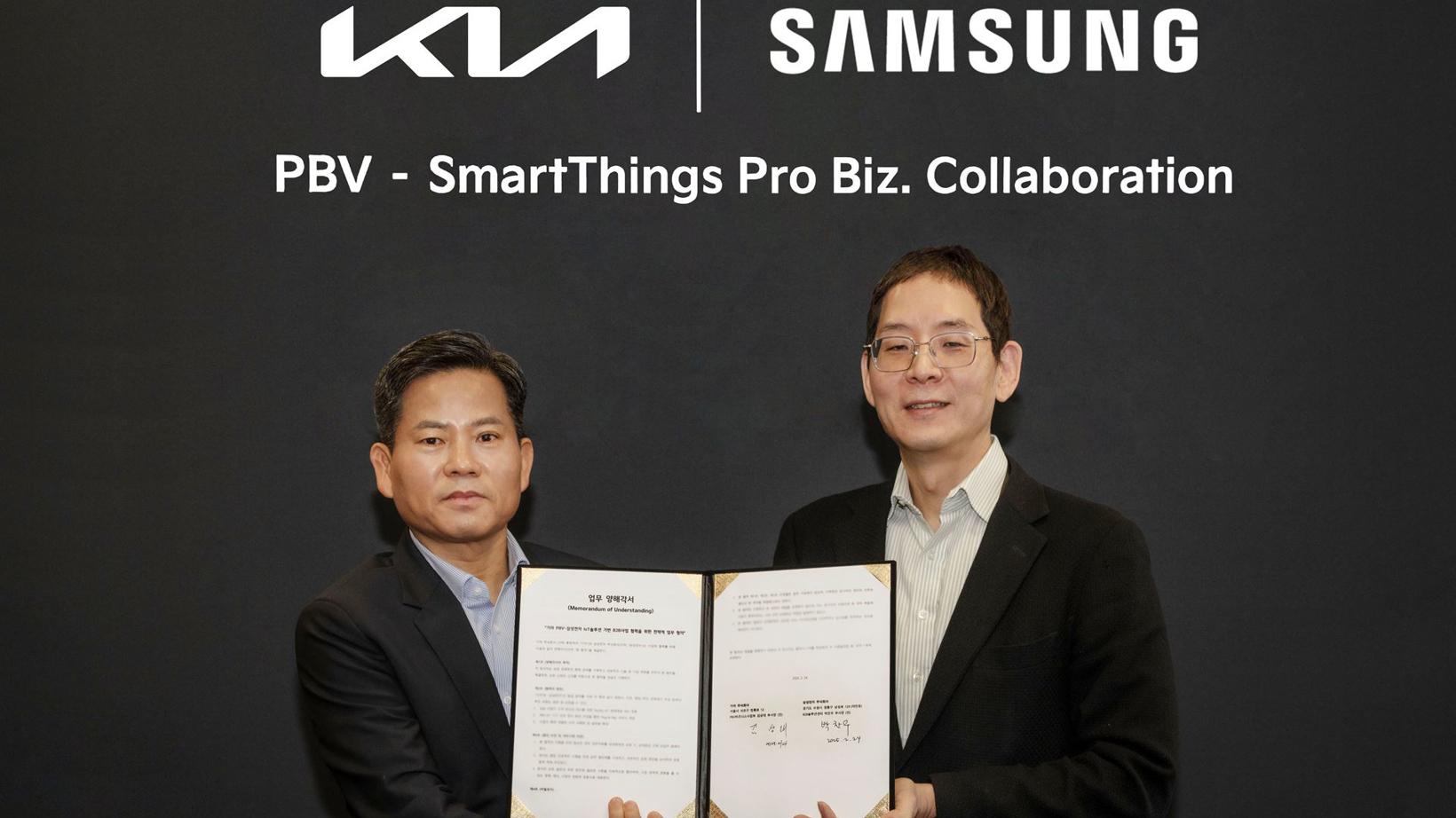 起亚与三星合作将SmartThings Pro集成到起亚PBV中