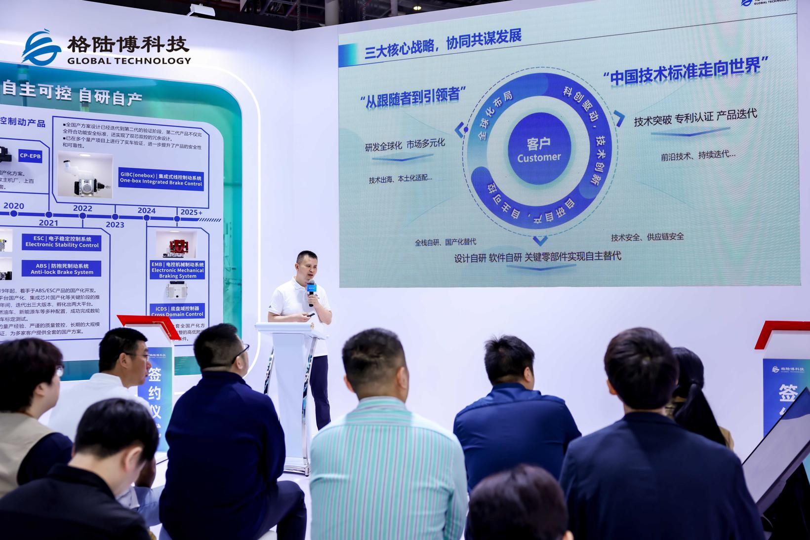 格陆博科技携创新线控技术亮相上海车展，引领智能底盘国产化新浪潮