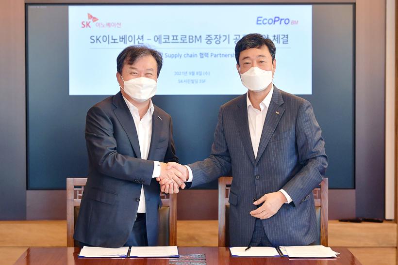 SK创新与Ecopro签署协议 采购约550亿元高镍正极材料订单