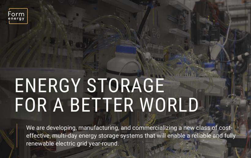 背靠比尔·盖茨，Form Energy 计划投资7.6亿美元建电池工厂