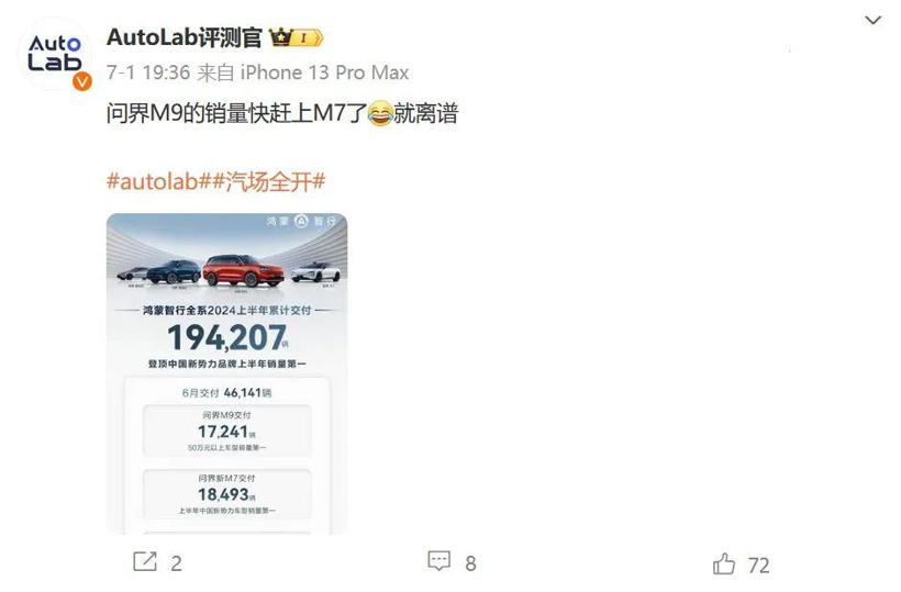 半年过去了，新势力哪些车最好卖