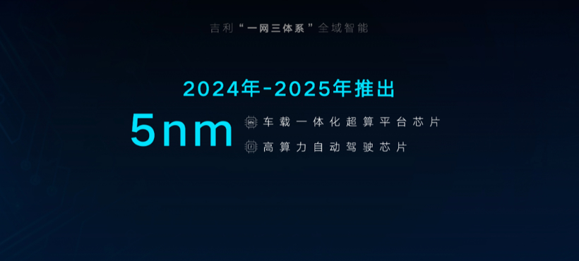 吉利7nm车规级SOC芯片正式发布，将于2022年量产