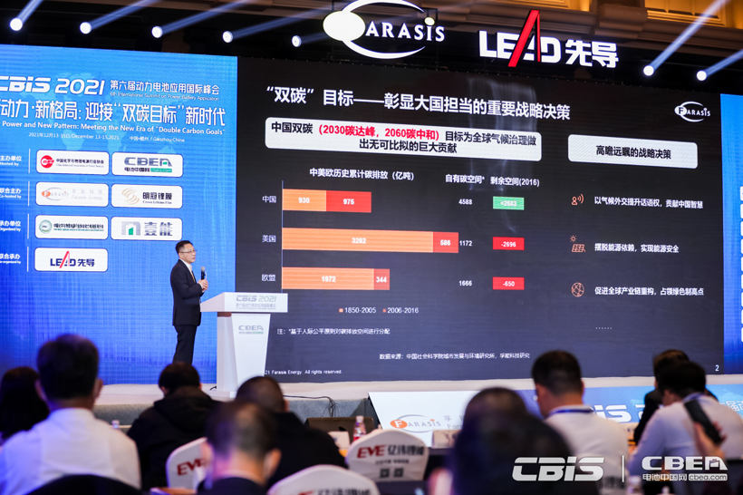 CBIS2021 | 孚能科技王瑀：双碳目标下，锂电企业可持续发展的思考与探索
