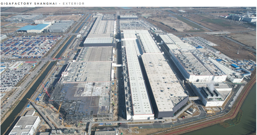 传特斯拉上海工厂产量今日恢复正常,计划周产1.6万辆