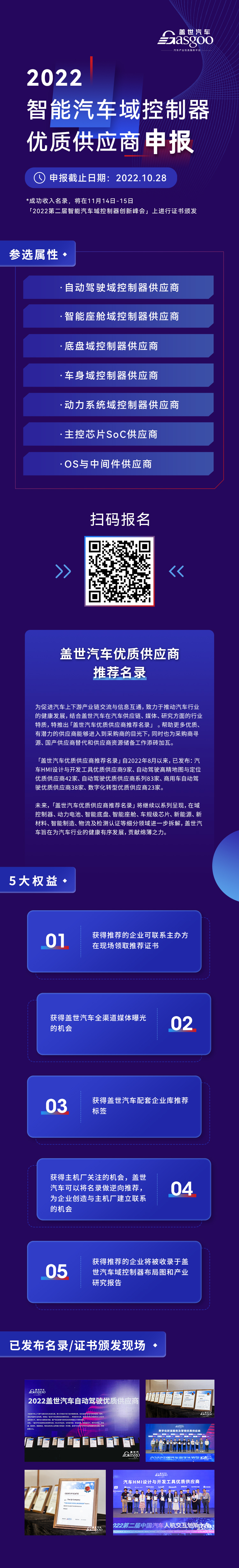 重磅官宣! | 盖世汽车2022第二届智能汽车域控制器创新峰会揭幕在即