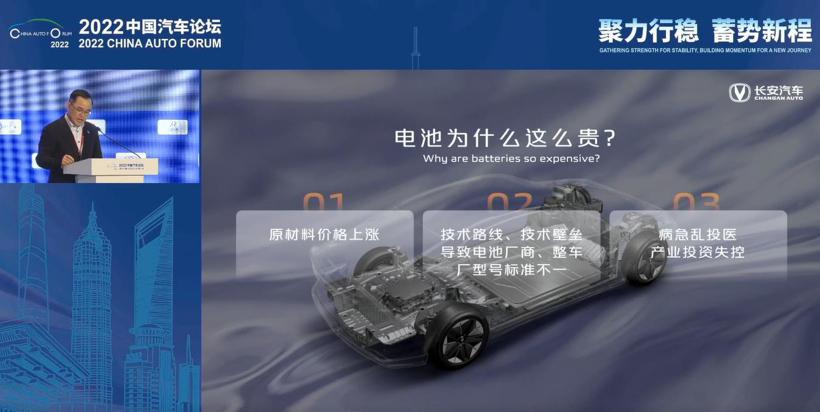 2022中国汽车论坛丨朱华荣：“缺芯贵电”致今年掉量超60万辆，单车成本最高涨3.5万元