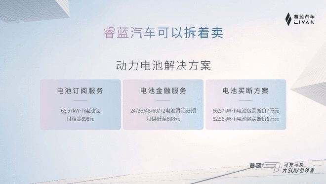 充电/换电皆可 睿蓝9补贴后车身售价10.99万起