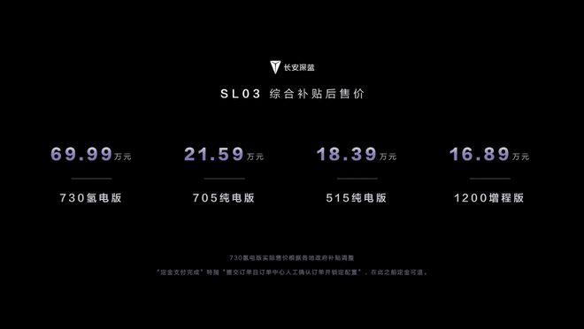 深蓝SL03补贴至高4.2万 油电同价还不到15万