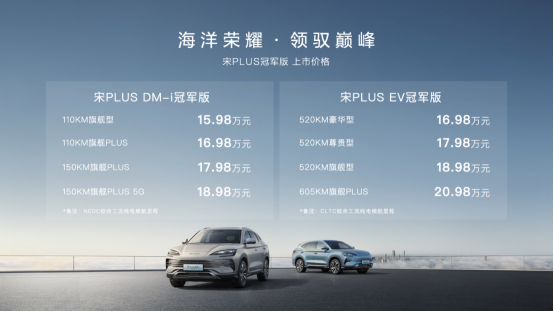 宋PLUS冠军版，比亚迪又一“利器”？