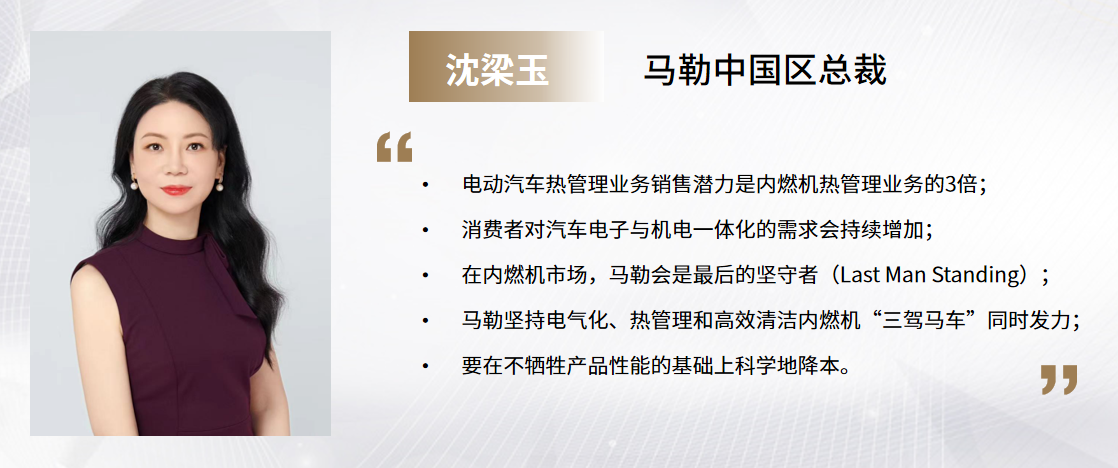 C Talk | 马勒中国沈梁玉：电气化、热管理与高效清洁内燃机“三驾马车”同时发力