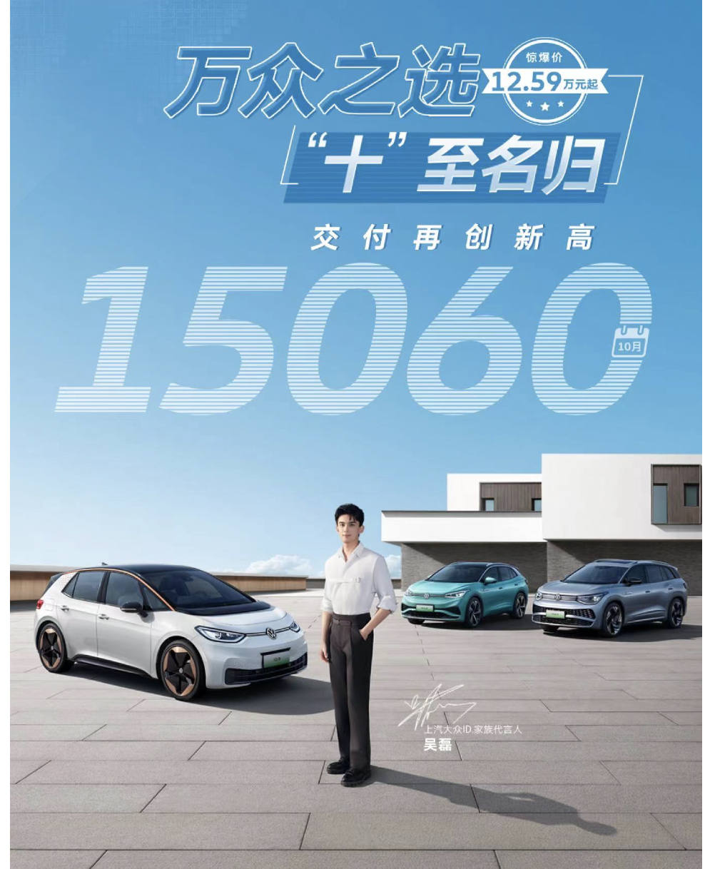 “降价大法”持续有效，上汽大众ID.系列销量再破万