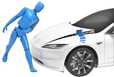 特斯拉更新版Model 3新增主动引擎盖功能 在发生碰撞事故时可自动抬高80毫米