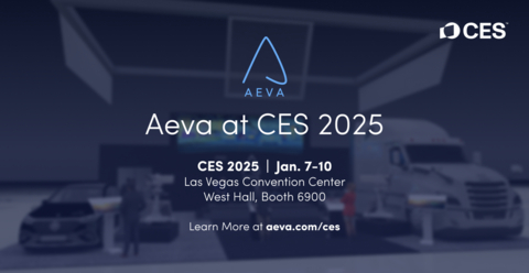 CES 2025：Aeva将全新4D LiDAR技术用于自动驾驶