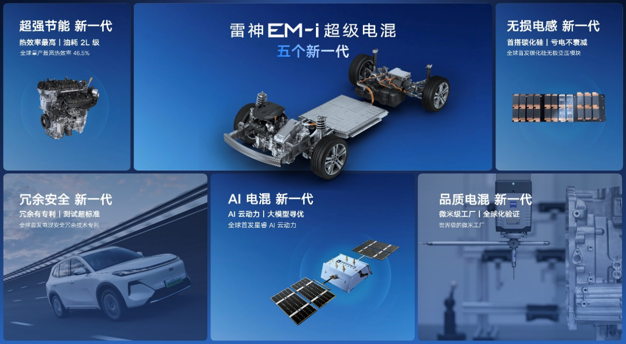 9.98万元起售，吉利银河星舰7惊艳上市！ “五个新标杆”重塑新一代A级电混SUV
