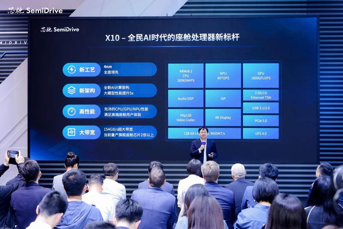 场景定义、精准创「芯」，芯驰全新发布AI座舱处理器和高端智控系列