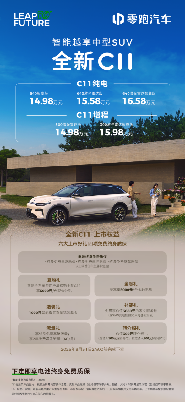 加量不加价，价值提升超4万，全新零跑C11 14.98万起售