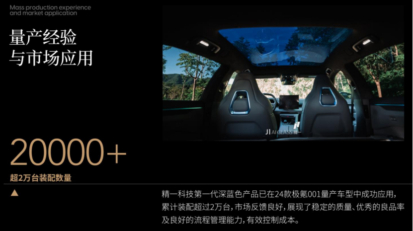 浙江精一：智能座舱玻璃，赋能未来驾乘空间新体验