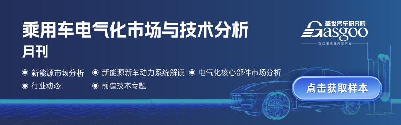 乘用车电气化市场与技术分析月刊